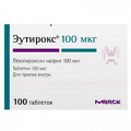 Эутирокс таблетки 100мкг фото