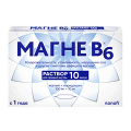 Магне В6 раствор 100мг+10мг 10мл фото