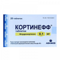 Кортинефф таблетки 0.1мг фото