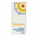 Левомицетин раствор 0,25% 25мл фото