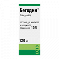 Бетадин раствор 10% 120мл фото