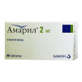 Амарил таблетки 2мг фото