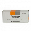 Липоевая кислота таблетки 12мг фото