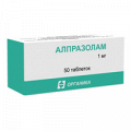 Алпразолам таблетки фото