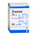 Эгилок таблетки 25мг фото