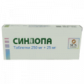 Синдопа таблетки 250мг+25мг фото
