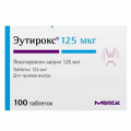 Эутирокс таблетки 125мкг фото