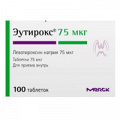 Эутирокс таблетки 75мкг фото