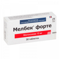 Мелбек форте таблетки 15мг фото