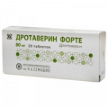 Дротаверин форте таблетки 80мг фото