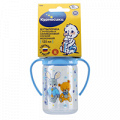 Бутылочка "Курносики" полипропиленовая с ручками с силиконовой соской 125мл (11000) фото