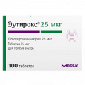 Эутирокс таблетки 25мкг фото