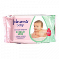 Салфетки "Джонсонс бэби" "Особый уход" с алоэ и кипреем фото