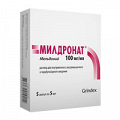 Милдронат раствор для инъекций 100мг/мл 5мл фото