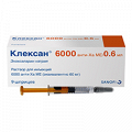 Клексан раствор для инъекций 6000 анти-ХА МЕ/0.6мл фото