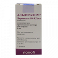 Альдуразим концентрат для приготовления инъекционного раствора 100ЕД/мл 5мл фото
