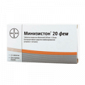 Минизистон 20 фем таблетки 100мкг+20мкг фото