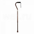 Трость со смещенной ручкой, цвет бронза RPM 71061 фото