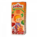 Сок "Спеленок" яблочно-вишневый 200мл фото