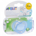 Соска-пустышка "Филипс Авент" FreeFlow силиконовая 0- 6 месяцев SCF178/23 фото