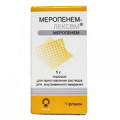 Меропенем-ЛЕКСВМ порошок для приготовления инъекционного раствора 1г фото