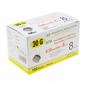 Иглы медицинские инъекционные 30G 0,3 х 8мм фото