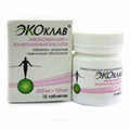 Экоклав таблетки 250мг+125мг фото