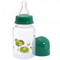 Бутылочка полипропиленовая с силиконовой соской 125мл "Курносики" (11114) фото