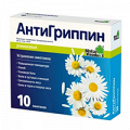 АнтиГриппин порошок ромашковый 500мг+10мг+200мг 5г фото