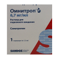 Омнитроп раствор для инъекций 6,7мг/мл 1,5мл фото