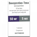 Винорелбин-Тева концентрат для приготовления инъекционного раствора 10мг/мл 5мл фото