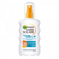 Спрей солнцезащитный "Ambre Solaire" "Чистая защита+" марки "Garnier" прозрачный SPF30 200мл фото
