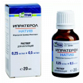 Ипратерол-натив раствор для ингаляций 0,25мг/мл+0,5мг/мл 20мл фото