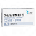 Эналаприл НЛ таблетки 12,5мг+10мг фото