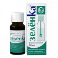 ЗелёнКа раствор 1% 10мл фото