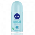 Дезодорант-антиперспирант "Nivea" "Энергия свежести" для тела шариковый 50мл фото
