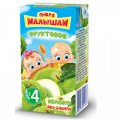 Пюре "Малышам" из яблок натуральное (без сахара) 125мл фото