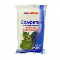 Салфетки влажные "Mini" с экстрактом мяты освежающие фото