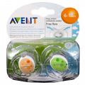 Соска-пустышка "Филипс Авент" силиконовая ортодонтическая 6-18 месяцев SCF182/24 фото