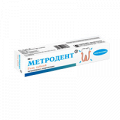 Метродент гель стоматологический 10мг/г+0,5мг/г 20г фото