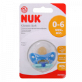 Соска-пустышка "NUK" Classic Soft латексная 0-6 месяцев (10725600) фото