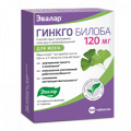 Гинкго Билоба Эвалар 120мг таблетки массой 0,5г фото