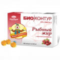 Рыбный жир с маслом шиповника "БиоКонтур" капсулы массой 330мг фото