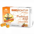 Рыбный жир с маслом зародышей пшеницы, шиповника и облепихи "БиоКонтур" капсулы массой 330мг фото