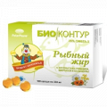 Рыбный жир с экстрактами ромашки, зверобоя и календулы "БиоКонтур" капсулы массой 330мг фото