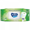 Бумага туалетная "Aura" Ultra Comfort влажная с экстрактом алоэ фото