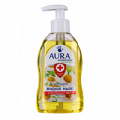 Мыло жидкое "Aura" Antibacteria с антибактериальным эффектом с ромашкой 300мл фото