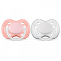 Соска-пустышка "Филипс Авент" FreeFlow силиконовая  0-6 месяцев SCF178/26 фото