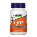 NOW &quot;5-НТР (L-5-гидрокситриптофан)&quot; капсулы 440мг фото