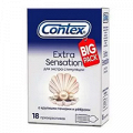 Презервативы "Contex" Extra Sensation с крупными точками и ребрами фото